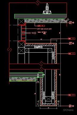 吊顶检修口空调风口剖面节点浴缸检修口丨CAD图纸节点