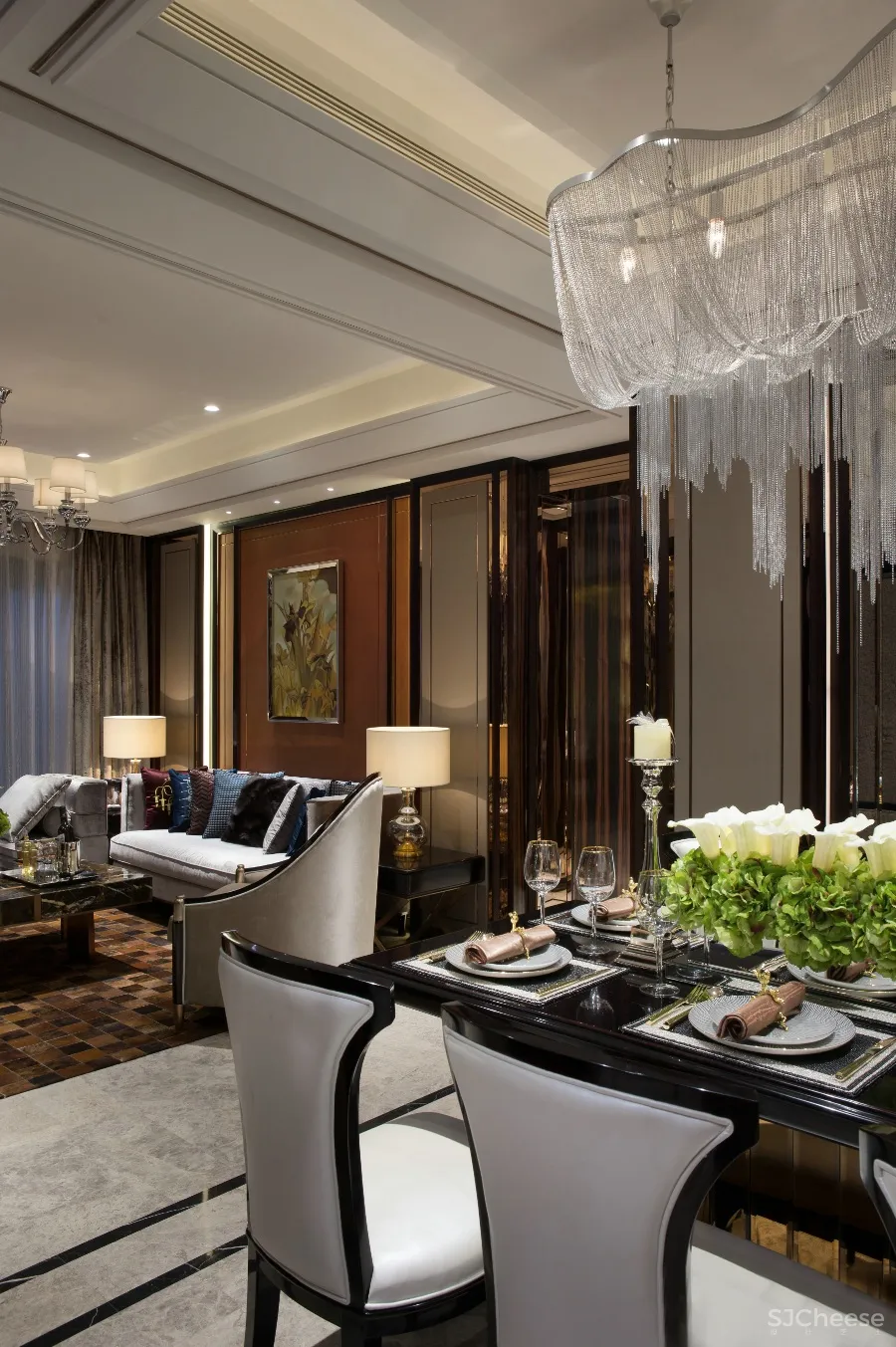 徐树仁 现代城样板房丨实景照片+CAD施工图+效果图+3D模型丨540M