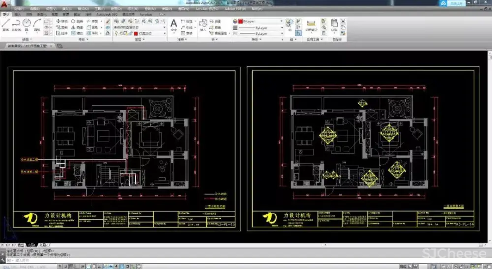 简约别墅设计案例丨CAD施工图+效果图+平面图、立面图丨41M