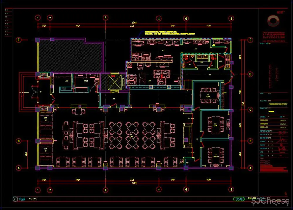 五味壹品兰州拉面餐厅-方案设计丨全套CAD施工图+效果图丨76M