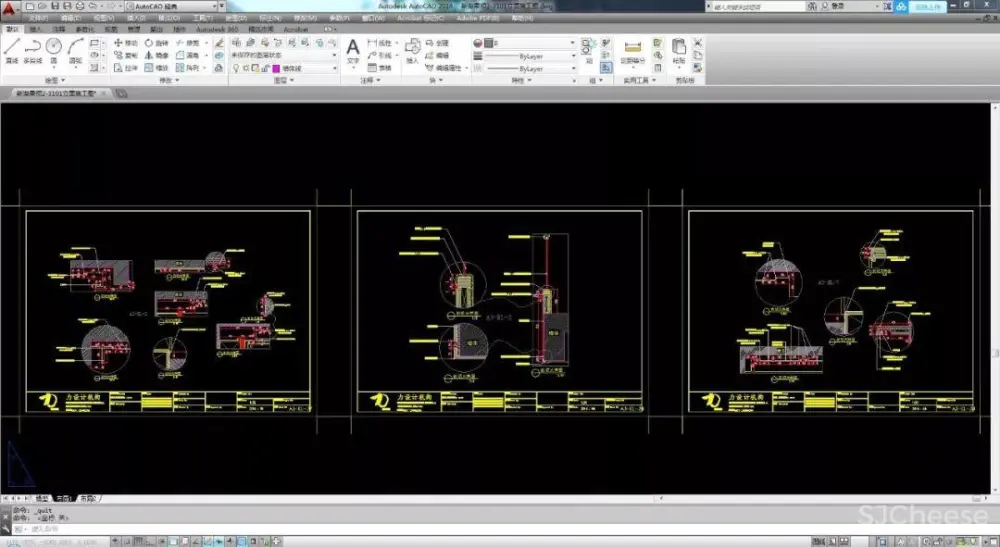 简约别墅设计案例丨CAD施工图+效果图+平面图、立面图丨41M