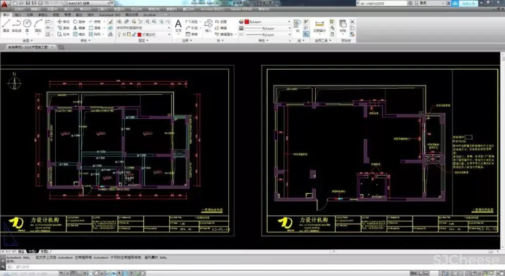 简约别墅设计案例丨CAD施工图+效果图+平面图、立面图丨41M
