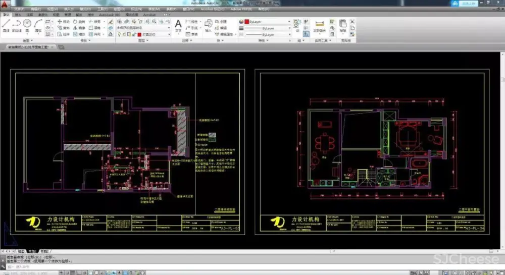 简约别墅设计案例丨CAD施工图+效果图+平面图、立面图丨41M
