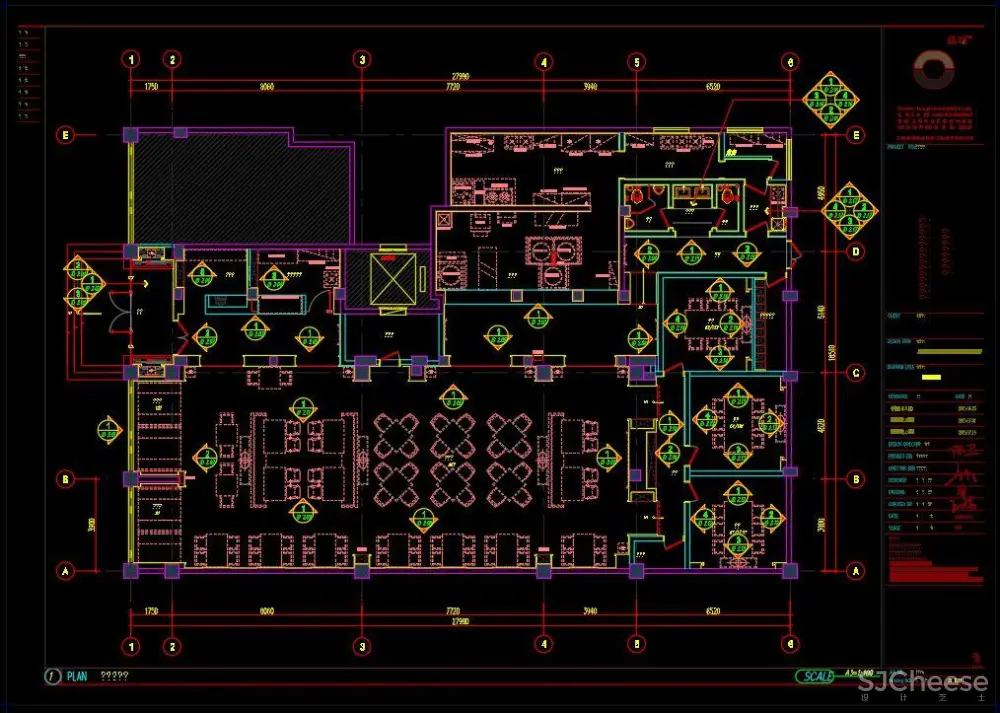 五味壹品兰州拉面餐厅-方案设计丨全套CAD施工图+效果图丨76M