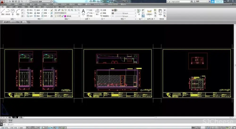 简约别墅设计案例丨CAD施工图+效果图+平面图、立面图丨41M