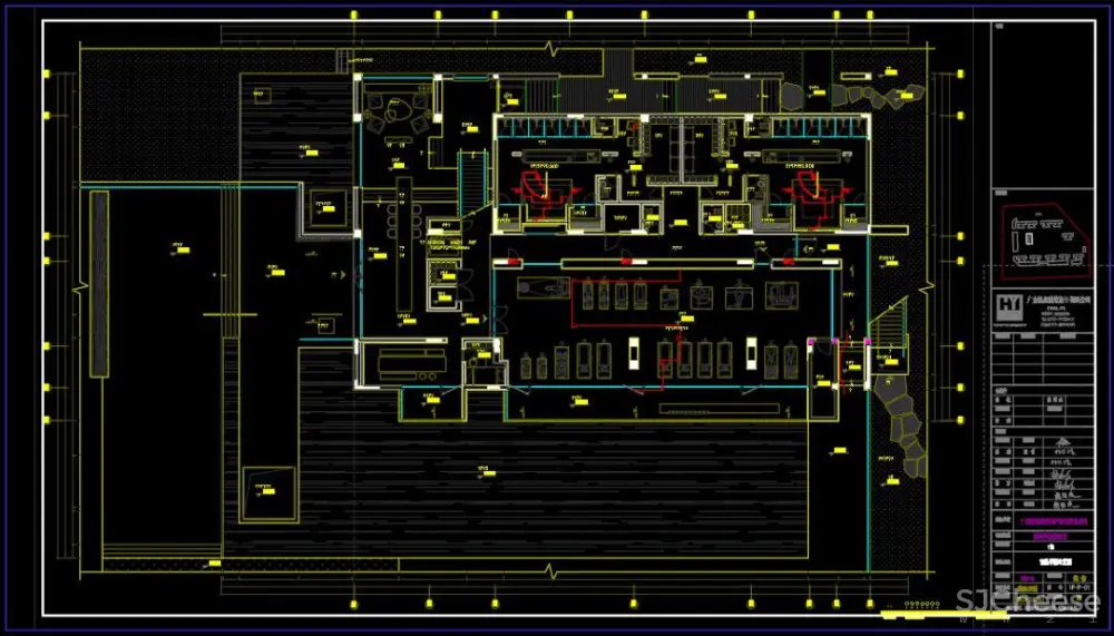 【东仓建设】广州1500㎡健身会所丨摄影+CAD全套施工图+宣传视频丨413M