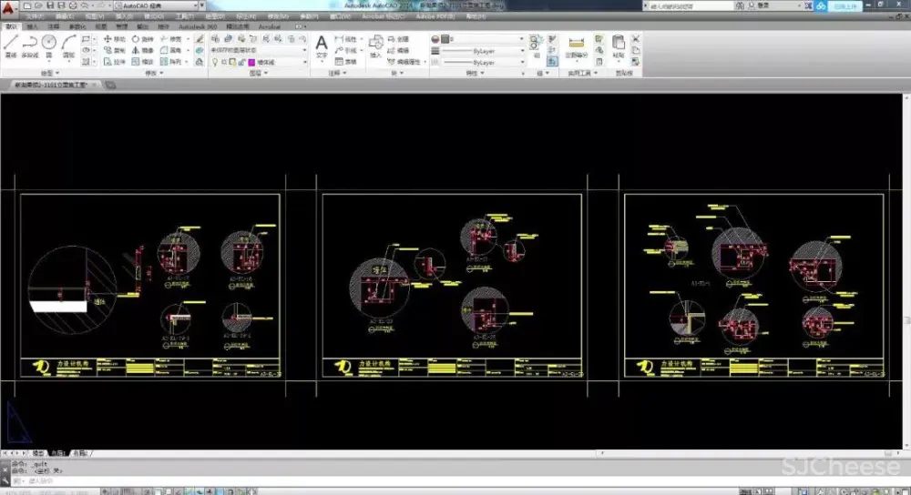 简约别墅设计案例丨CAD施工图+效果图+平面图、立面图丨41M
