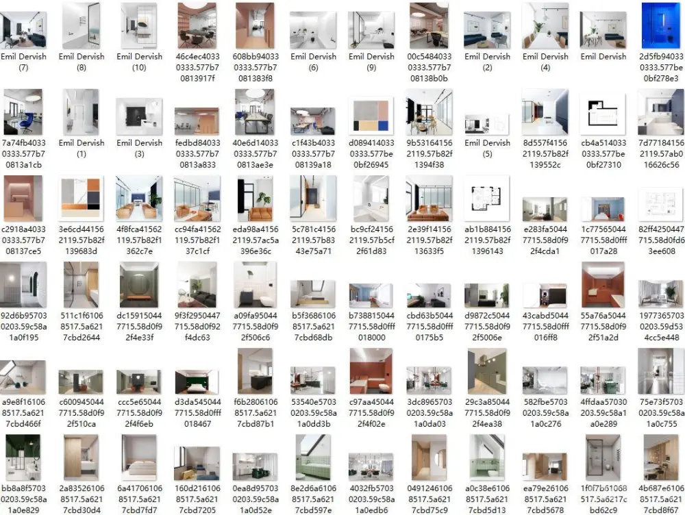 Emil Dervish 极简现代 – 实景作品集丨高清摄影16套2267张图丨824M