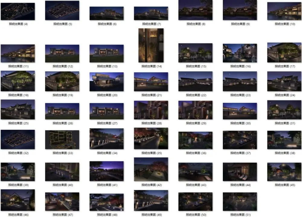 【BPI】精品古宅酒店丨建筑景观照明方案+照明效果图丨PDF+JPG丨558M