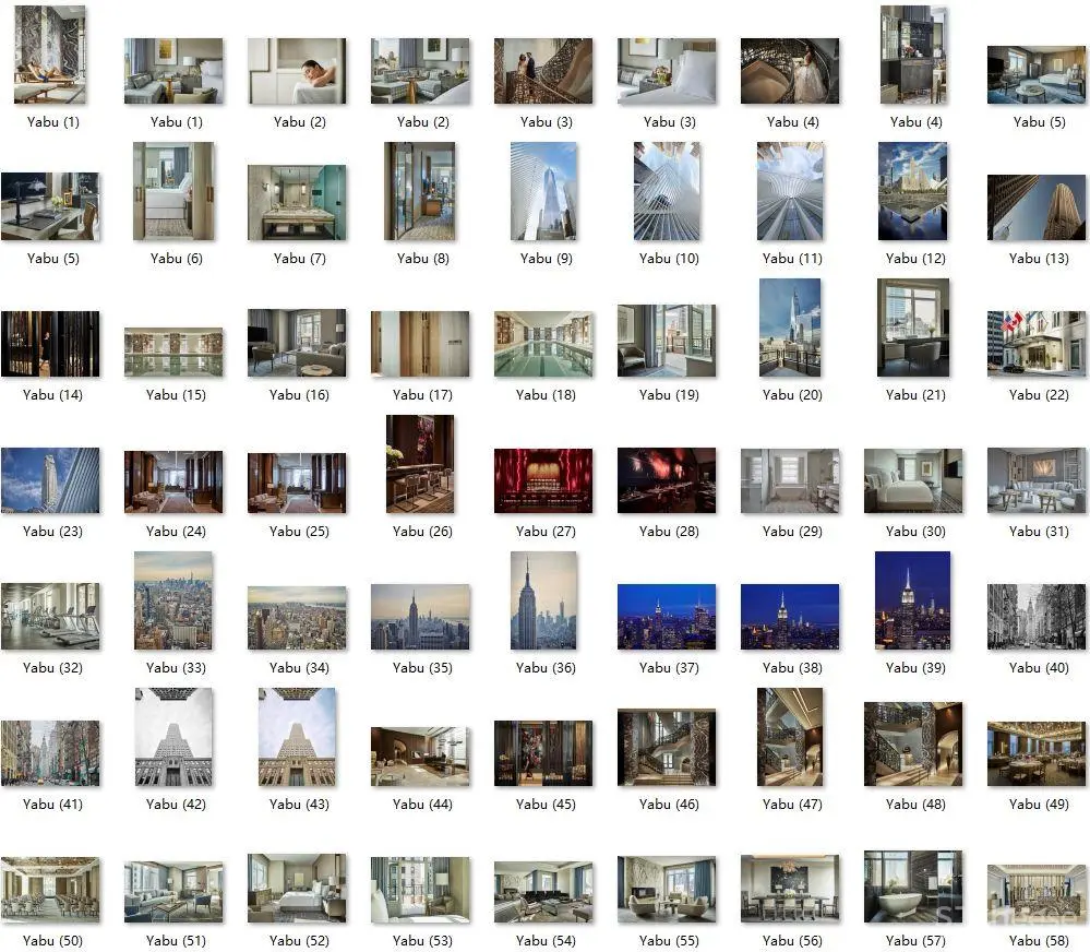 Yabu-雅布纽约下城四季酒店丨专业摄影实景+效果图+MP4视频丨513M