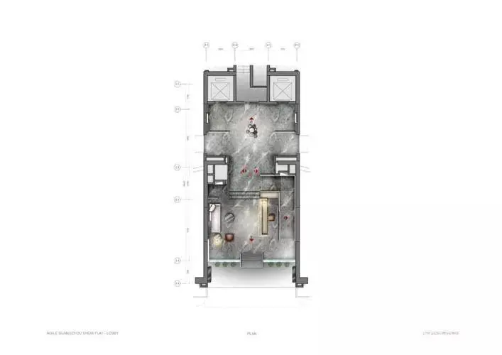 【LTW】林丰年 – 广州雅居乐样板间C1户型丨概念方案+施工图+物料+完工实景丨256M