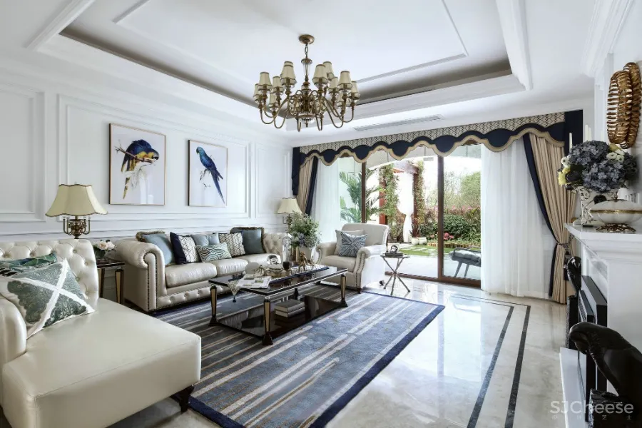 法式风格奢华别墅豪宅丨16套合集丨CAD施工图+效果图实景图丨2.34G