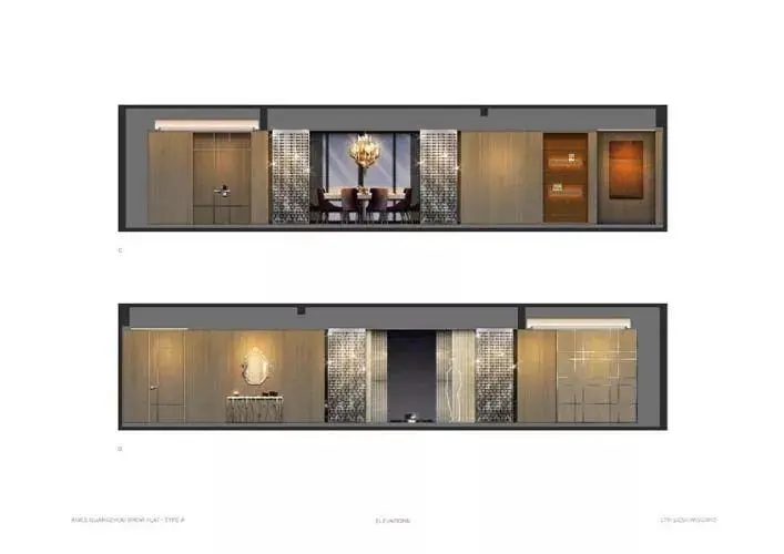 【LTW】林丰年 – 广州雅居乐样板间C1户型丨概念方案+施工图+物料+完工实景丨256M
