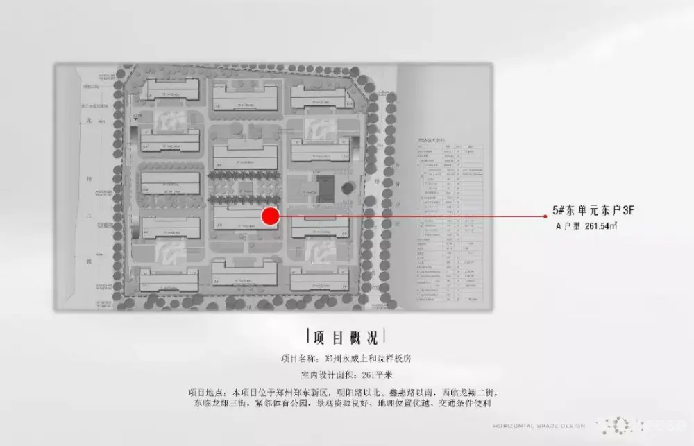 琚宾 – 郑州大平层样板房261㎡丨设计方案PPT(可编辑)+效果图丨293M