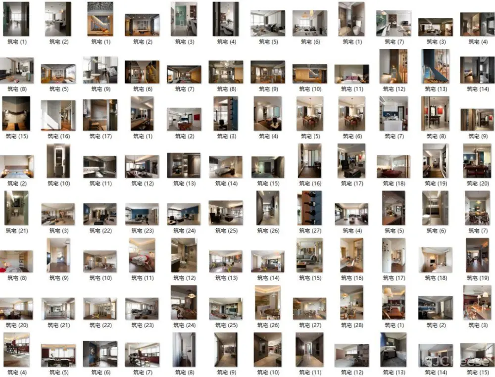 台式住宅 – 案例作品集丨高清摄影120套2000张图丨581M