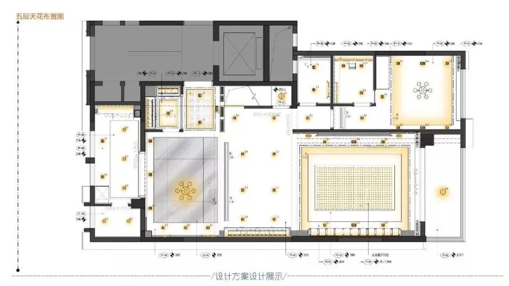 现代奢华 – 郑州荣盛华府上叠户型235㎡丨彩平&彩立+施工图+物料表丨187M