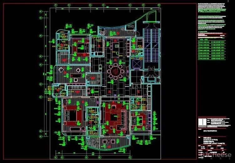 【LTW】林丰年 – 广州雅居乐样板间C1户型丨概念方案+施工图+物料+完工实景丨256M