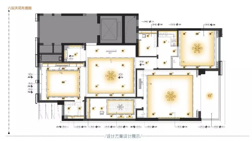 现代奢华 – 郑州荣盛华府上叠户型235㎡丨彩平&彩立+施工图+物料表丨187M