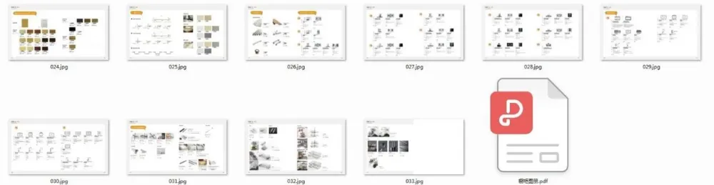厨房精细化设计攻略丨橱柜标准图集+施工图+灵感手册丨JPG+PDF+DWG丨209M