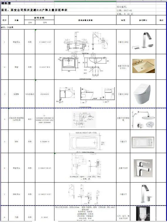 现代奢华 – 郑州荣盛华府上叠户型235㎡丨彩平&彩立+施工图+物料表丨187M
