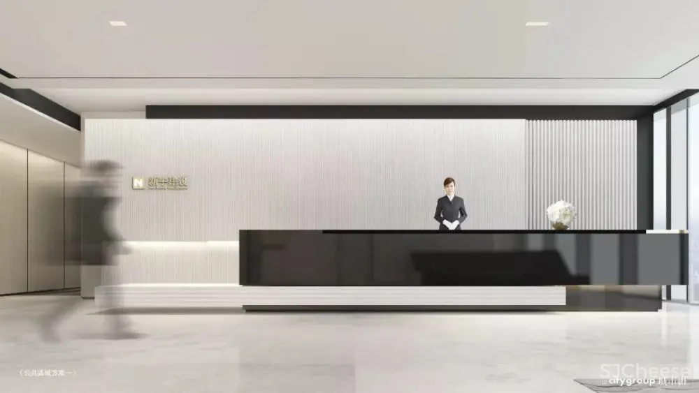 城市组-江西新力中心办公室丨CAD施工图+效果图+强弱电图丨420M
