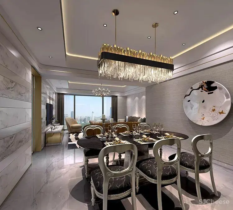 邱德光 – 上海东樱巴洛克风格丨软装设计方案PPT（可编辑）+效果图丨123M