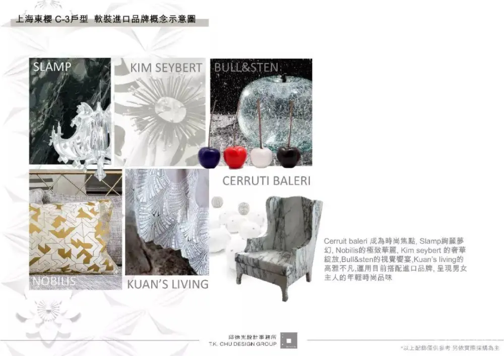 邱德光 – 上海东樱巴洛克风格丨软装设计方案PPT（可编辑）+效果图丨123M