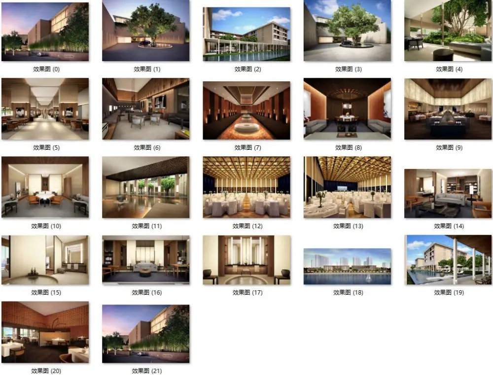 Layan+金螳螂-厦门璞尚酒店丨效果图+施工图+机电+摄影+实景丨2.51G