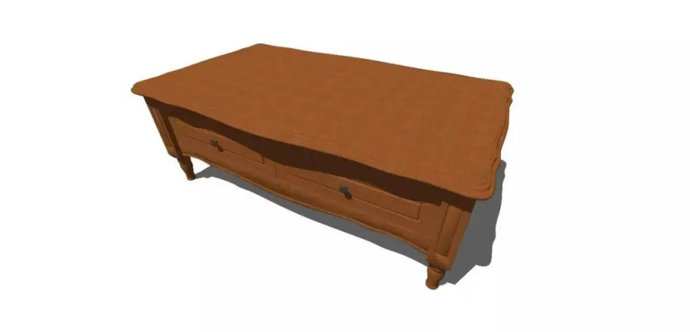 美式SU模型库丨床+餐桌+沙发+梳妆台+电视柜+常用柜子桌子模型丨226套 1.1G