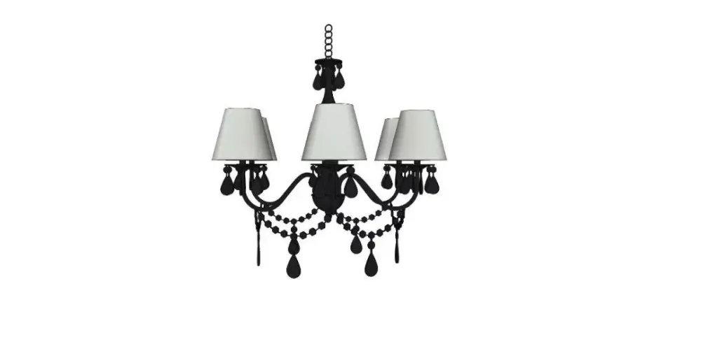 美式SU模型库丨床+餐桌+沙发+梳妆台+电视柜+常用柜子桌子模型丨226套 1.1G