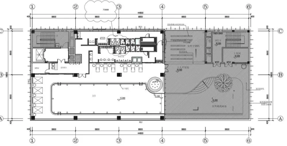 北京房山邻里售楼处+游泳池健身娱乐会所丨CAD施工图+3D效果图丨416M