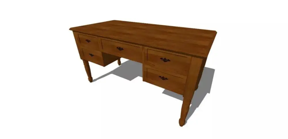 美式SU模型库丨床+餐桌+沙发+梳妆台+电视柜+常用柜子桌子模型丨226套 1.1G