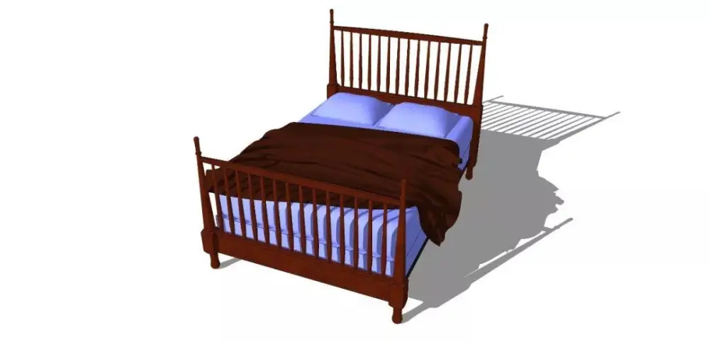 美式SU模型库丨床+餐桌+沙发+梳妆台+电视柜+常用柜子桌子模型丨226套 1.1G