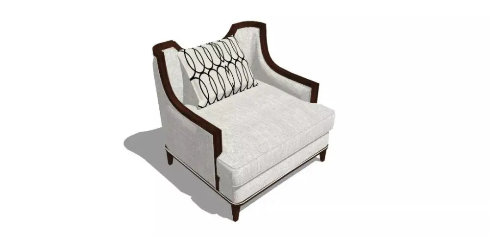 美式SU模型库丨床+餐桌+沙发+梳妆台+电视柜+常用柜子桌子模型丨226套 1.1G