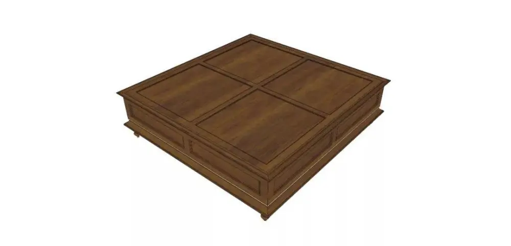 美式SU模型库丨床+餐桌+沙发+梳妆台+电视柜+常用柜子桌子模型丨226套 1.1G