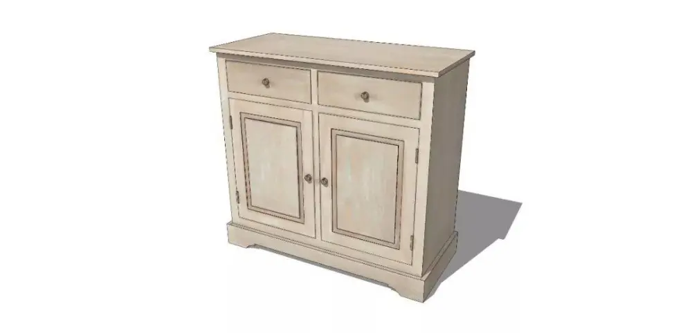 美式SU模型库丨床+餐桌+沙发+梳妆台+电视柜+常用柜子桌子模型丨226套 1.1G