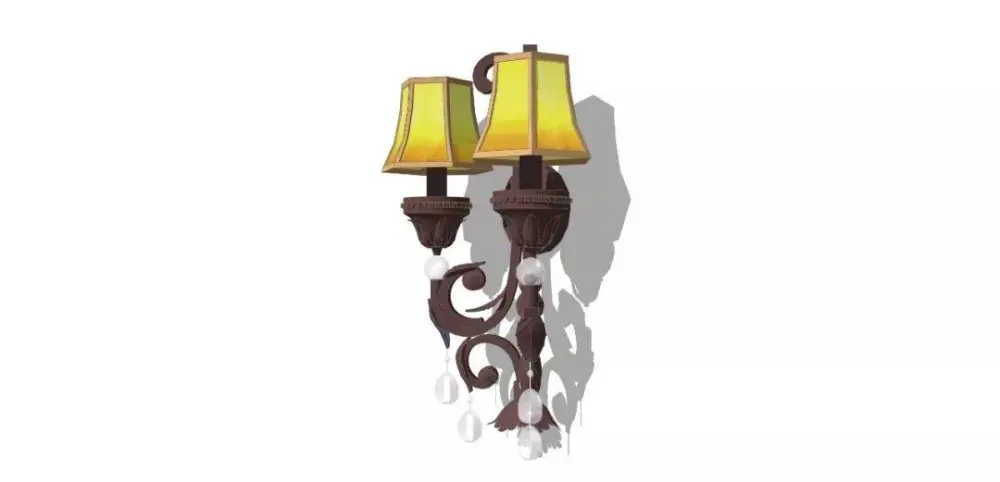 美式SU模型库丨床+餐桌+沙发+梳妆台+电视柜+常用柜子桌子模型丨226套 1.1G