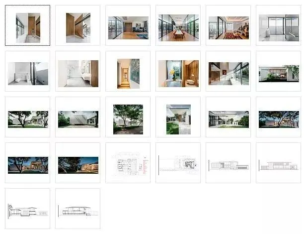 泰国[东南亚]-住宅别墅设计案例丨实景案例42套1466张图丨1.63G
