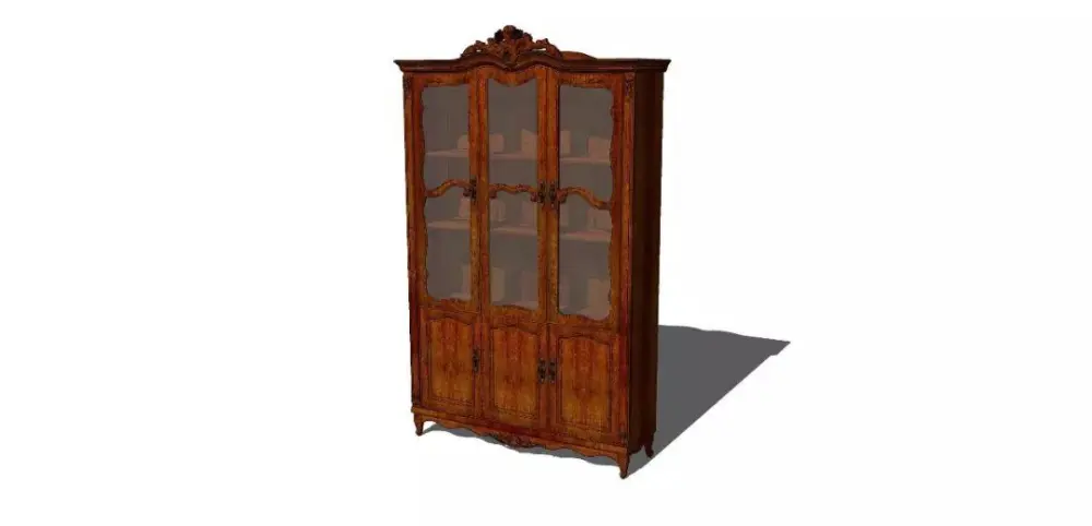 美式SU模型库丨床+餐桌+沙发+梳妆台+电视柜+常用柜子桌子模型丨226套 1.1G