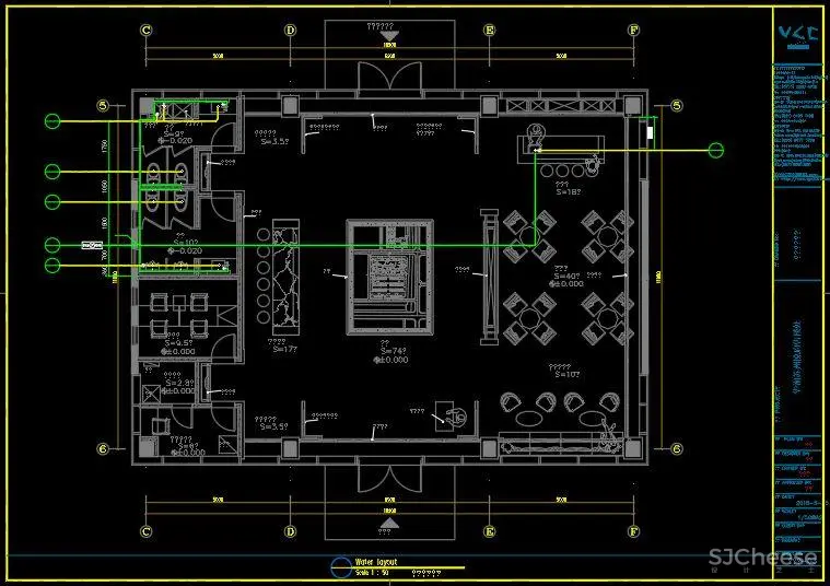 苏州万象府售楼处220㎡丨效果图+CAD施工图+物料+水电图丨89M