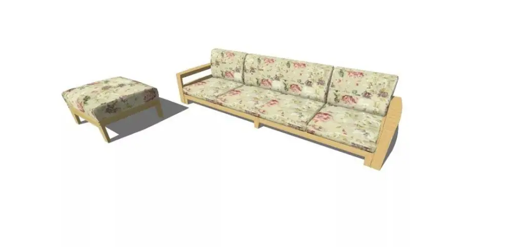 美式SU模型库丨床+餐桌+沙发+梳妆台+电视柜+常用柜子桌子模型丨226套 1.1G