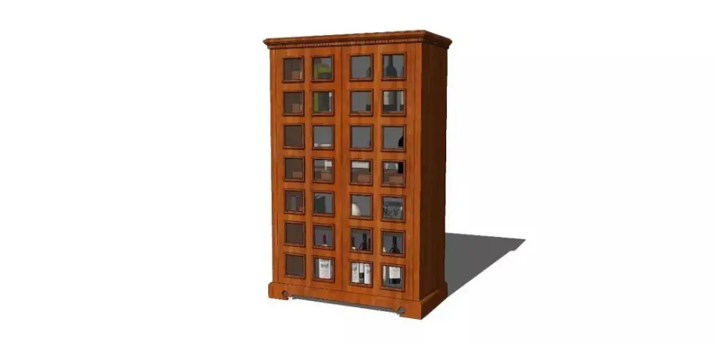 美式SU模型库丨床+餐桌+沙发+梳妆台+电视柜+常用柜子桌子模型丨226套 1.1G