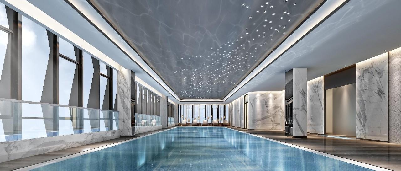 北京房山邻里售楼处+游泳池健身娱乐会所丨CAD施工图+3D效果图丨416M