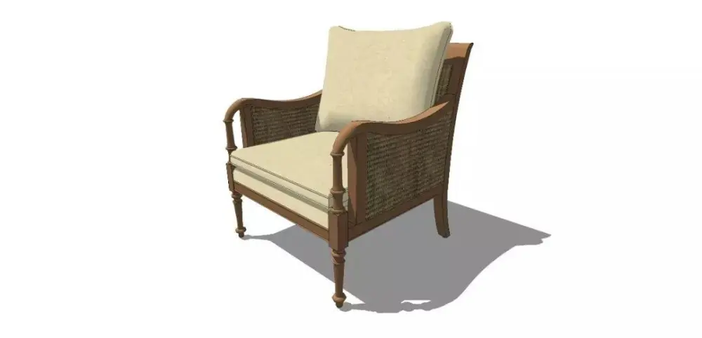 美式SU模型库丨床+餐桌+沙发+梳妆台+电视柜+常用柜子桌子模型丨226套 1.1G