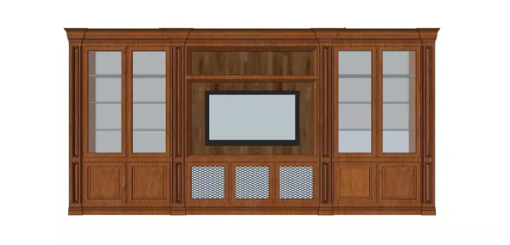 美式SU模型库丨床+餐桌+沙发+梳妆台+电视柜+常用柜子桌子模型丨226套 1.1G