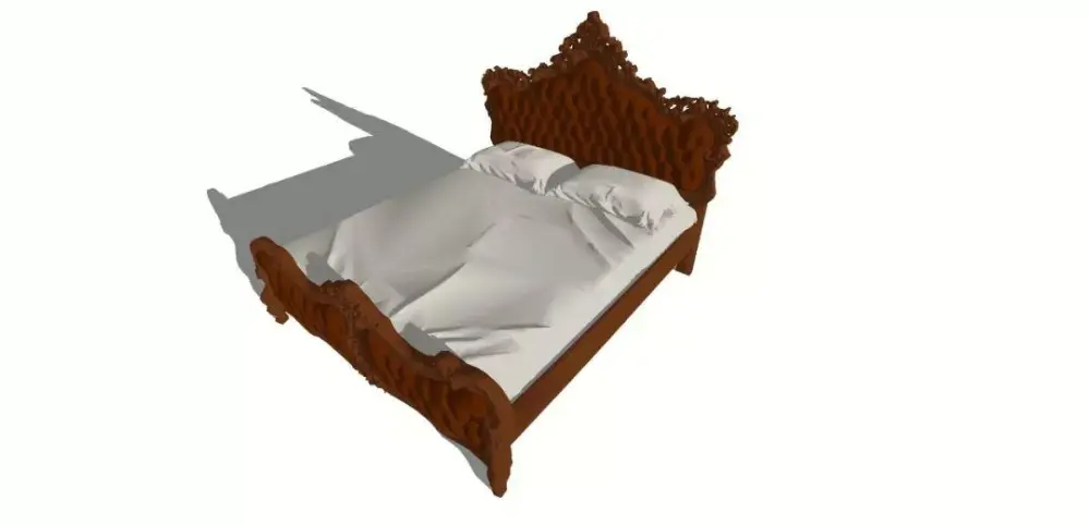 美式SU模型库丨床+餐桌+沙发+梳妆台+电视柜+常用柜子桌子模型丨226套 1.1G