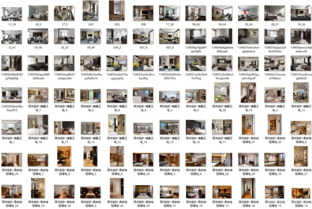 【台湾】珥本设计 – 案例作品集丨72套1700张实景图丨301M