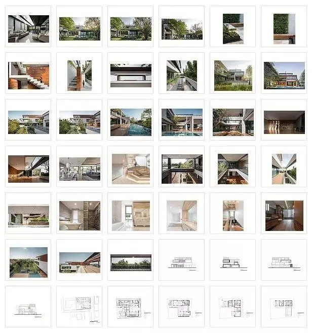 泰国[东南亚]-住宅别墅设计案例丨实景案例42套1466张图丨1.63G