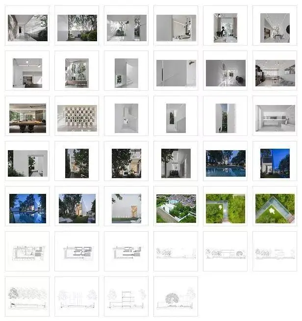 泰国[东南亚]-住宅别墅设计案例丨实景案例42套1466张图丨1.63G