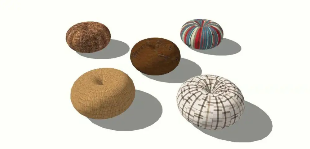 美式SU模型库丨床+餐桌+沙发+梳妆台+电视柜+常用柜子桌子模型丨226套 1.1G